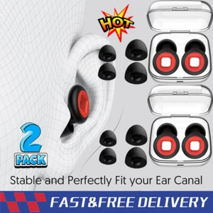 Ear Plugs Motorcycle Motorcycle Ear Plugs Wind Sleep 24 DB Decline Wind Noise US - Picture 1 of 20