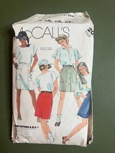 MCCALL'S 2034 Misses Skirts Size 10 6, 8, 10, 12, 14, 16 No Instructions - Picture 1 of 2