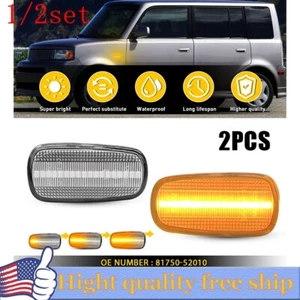2/4/6 For 04-06 Toyota Lexus Scion Turn Signal Fender LED Dynamic MARKER LIGHT - Picture 1 of 22