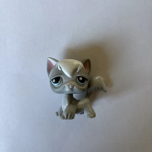 Littlest Pet Shop Longhair Angora Cat With Blue Eyes #345 - Picture 1 of 2