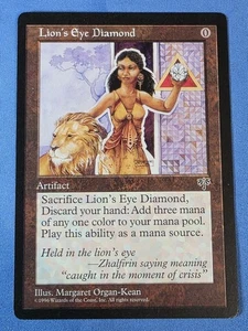 Lion's Eye Diamond MTG Mirage Unplayed NM Direct to Sleeve - Picture 1 of 2