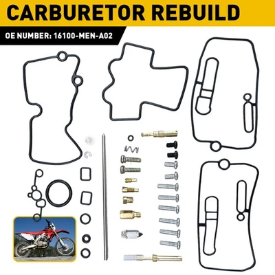 Kit de reconstrucción de carburador reparación de carburador para Honda CRF250X CRF250R CRF450R CRF450X Foto 1 de 4