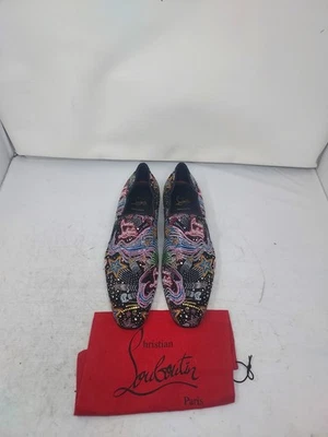 CHRISTIAN LOUBOUTIN MENS EU 46.5 US 13.5 NEW Dandy Chick Starlight Loafer - Image 1 of 4