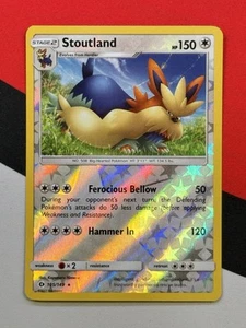 Stoutland 105/149 Reverse Holo Pokemon Sun & Moon Base Set NM - Picture 1 of 1