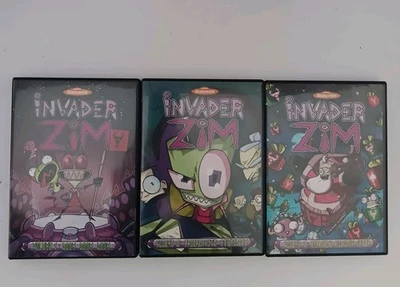 Nickelodeon Invader Zim Volumes 1,2,3  DVDs Viacom 2004 - Image 1 of 4