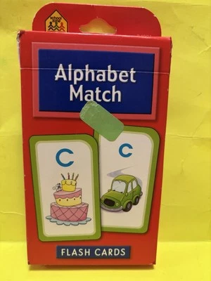 Школьная зона алфавит матч флэш-карты возрастов 4-6 новый Бесплатная быстрая доставка - Изображение 1 из 2