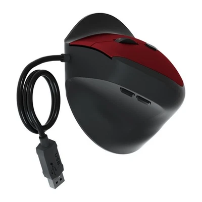 Vertical Cord Mouse 6 Programmable Button 3 Adjustable 1600DPI Ergonomic USB - Image 1 of 4