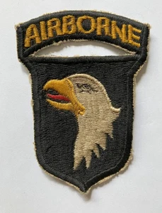 US Army 101st Airborne Division Screaming Eagle cut edge patch, type 10 - Imagen 1 de 2