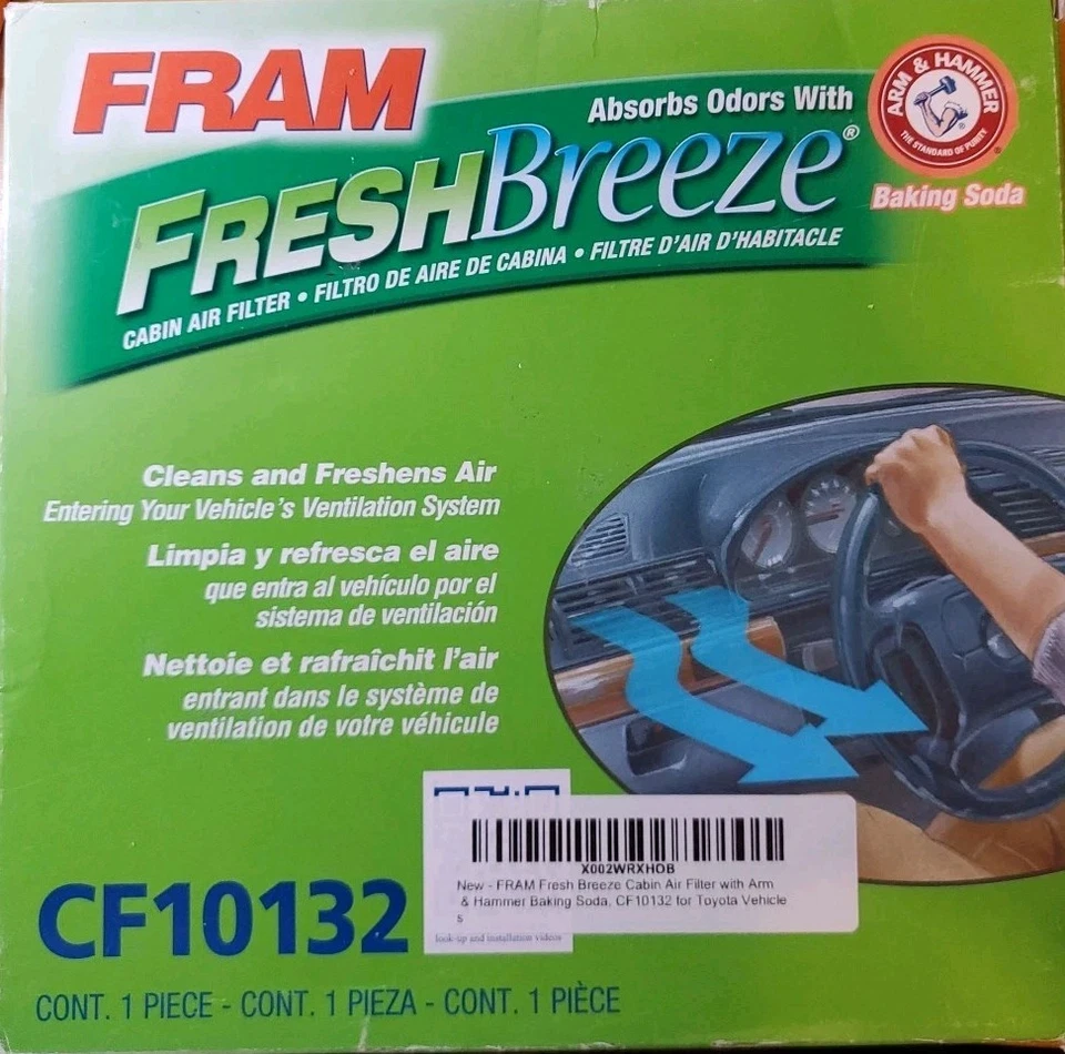 Filtro de aire FRAM MODELO CF10232 Foto 1 de 2