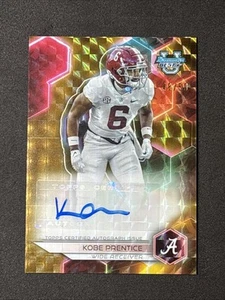 2023 Bowmans Best U Kobe Prentice /50 Gold Auto #BOA-KPR Alabama - Picture 1 of 2
