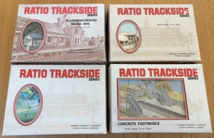 OO Ratio boxed kits 513 Provender,517 Footbridge,502 Cattle Dock,503 Signal box - Picture 1 of 2