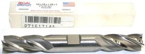 Regal 050042AM 5/8" Diameter 5/8" Shank 4 Flute Double End HSS End Mill - Picture 1 of 3