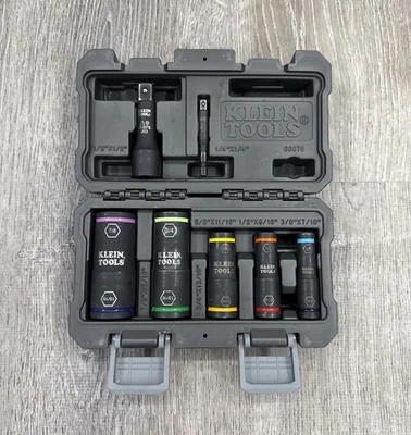 Klein Tool Flip Impact Socket Set (66070) 7 Piece Set - Image 1 of 4