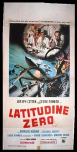 Latitudine Zero italienisches Filmplakat Locandina 60er Jahre - Bild 1 von 1