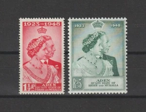 ADEN/HADHRAMAUT 1949 SG 14/15 MNH - Imagen 1 de 1