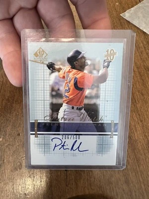 Prentice Redman Upper Deck Sp Authentic Signature Card # 206/500 - Image 1 of 3
