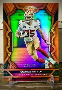GEORGE KITTLE Card Prizm Refractor San Francisco 49ers Low Numbered - Mint NM🔥 - Picture 1 of 6