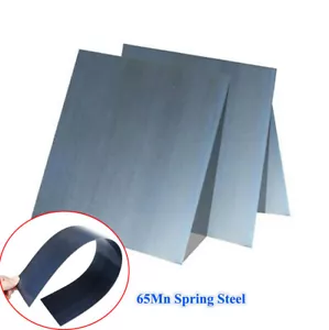 Hoja de acero de resorte 65Mn lámina molde placa de resorte metal apagada 0,1 mm-5 mm de espesor - Imagen 1 de 7