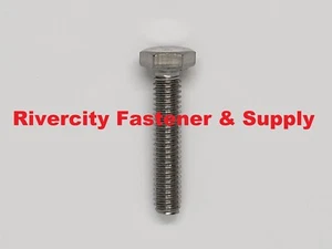(50) M4-0.7x20 Stainless Steel Hex Head Cap Screws / Bolts 4mm x 20mm / M4x20mm - Picture 1 of 11
