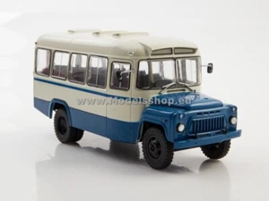 Bus magazine series (Modimio) No. 40 with model of KAVZ-685 /white- blue/ - Imagen 1 de 6