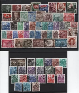 DDR 1953 TEILJAHR GEST. BRIEFMARKEN MICHEL WERT EURO 130,00 - Bild 1 von 1