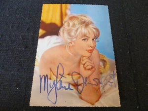 MYLENE DEMONGEOT firmado autógrafo firmado en tarjeta de autógrafo de 10x15 cm LOOK - Imagen 1 de 1