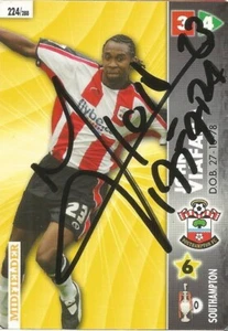 JHON VIAFARA SIGNED SOUTHAMPTON 2007 PANINI CHAMPIONSHIP TRADING CARD+COA - Picture 1 of 1