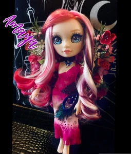 Rainbow High Custom Amaya Garden Fairy Dyed Hair Lace Dress Necklace - Picture 1 of 7