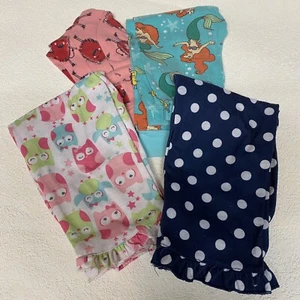 Disney Gap Bundle Of 4 Kids Girls Pajama Pants Set of 4 Size 2-3 - Picture 1 of 9