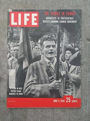 Life Magazine June 9 1958 The Rise to Power of Charles DeGaulle in France - Image 1 of 2