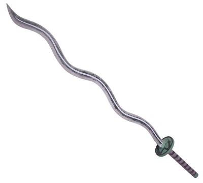 Demon Slayer Kimetsu no Yaiba Cosplay Iguro Obanai 39in PVC Weapon Sword Prop - Image 1 of 4