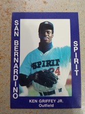 Ken Griffey Jr. 1988 San Bernardino Spirit #34 Minor League Rookie Oddball EX