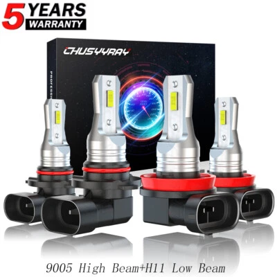 Kit de conversão de farol de LED Hi-Lo Beam para Buick Encore 2013-2019 4x 9005 H11 - Imagem 1 de 4