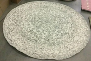 CHARCOAL 6' X 6' Round Back Stain Rug, Reduced Price 1172641241 TRC302H-6R - Picture 1 of 4