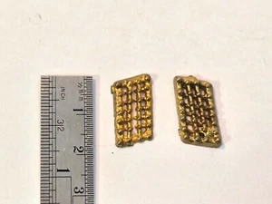 Schiffsmodell Beschläge Teile 2 Messing 20 mm x 10 mm Galerie Fenster Rumpf Dekor - Bild 1 von 1