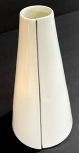Mikasa Bone China Vase mit Silver Line Streifen 8"x4" Japan - Bild 1 von 8