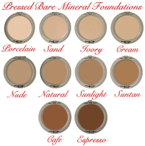 BASE PRENSADA MAQUILLAJE MINERAL DE ESTUDIO POLVO NATURAL ALTA CALIDAD CON COMPACTO - Imagen 1 de 1