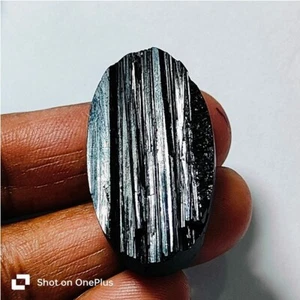 Joyería de piedras preciosas sueltas de turmalina druzy turmalina negra 74 quilates ME-9086 - Imagen 1 de 6