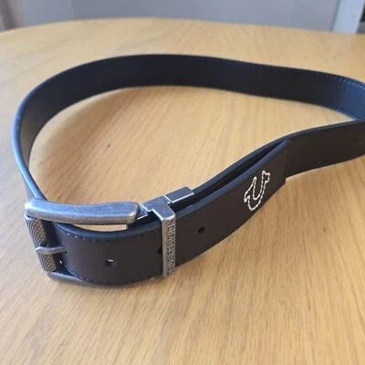 Cinturón reversible True Religion Lumin texturizado rodillo torcido nuevo sin etiquetas para hombre 36 Foto 1 de 4