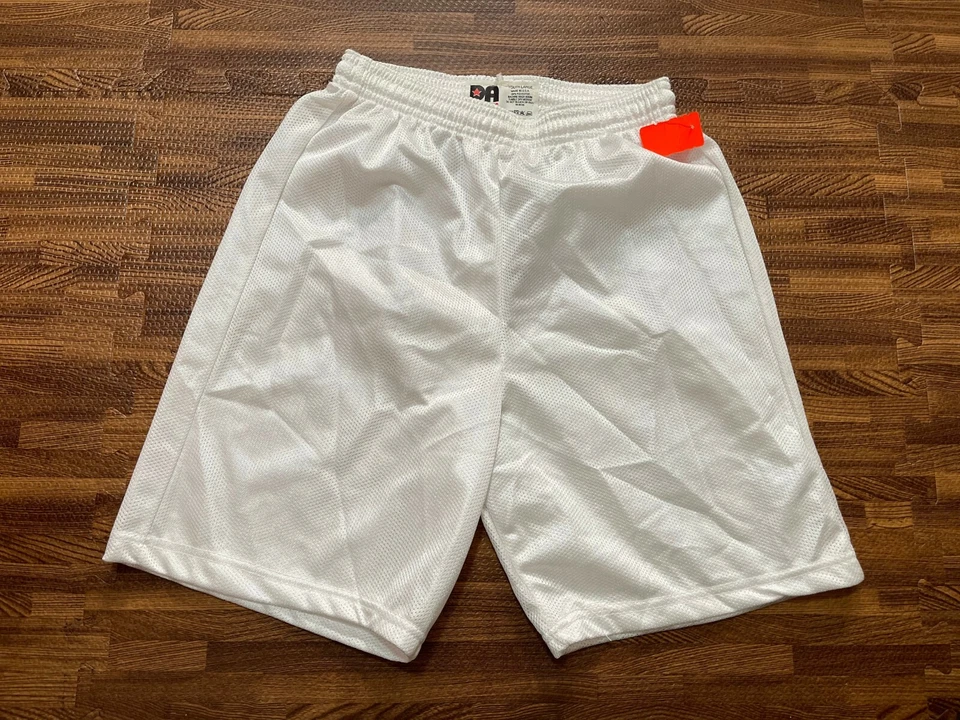 Lot of 4 Pcs Don Alleson Athletic Mesh Soccer Shorts White Size Medium Youth - Imagem 1 de 4