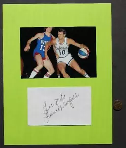 1970 ABA Kentucky Colonels Hall of Fame Louie Dampier firmato autografo & foto- - Foto 1 di 1