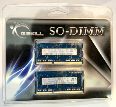 MacBook A1278 Laptop Hynix 2GB x2 Memory RAM PC3-10600S-9-11-B2 HMT325S6CFR8C-H9 - Image 1 of 2