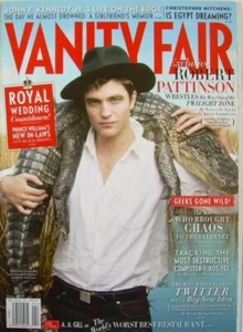 Vanity Fair Magazine Apr 2011 Robert Pattinson Kate Middleton John F Kennedy Jr - Imagen 1 de 1