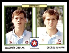 Panini Cesky Fotbal 1997 Vladimir Cibulka / Ondrej Kumpan SK Pardubice No.365