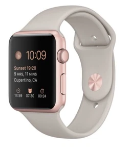 Oryginalna bransoletka sportowa Apple S/M 42/44/45mm MTPN2ZM/A kamień 2. generacji różowe złoto - Zdjęcie 1 z 1