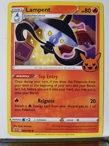 Lampent 032/192 NM - B1G1F - Trick Trade Stamped Rebel Clash Pokemon Card - Picture 1 of 2