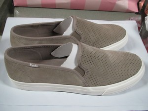keds double decker slip on taupe