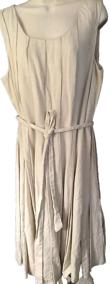 Vestido de verano de lino para mujer Charter Club talla 16w Foto 1 de 4