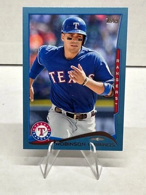 2014 Topps Wal-Mart Blue Baseball Card #US193 Robinson Chirinos Texas Rangers - Image 1 of 2