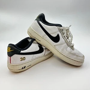 Nike Air Force 1 DJ5195-100  Ken Griffey Jr. Sr Boys US Size 7Y White 24 30 - Picture 1 of 11